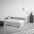 KREVET REMI 120/200 cm , sivo-plava