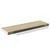 Plutajuća zidna polica boja hrasta i bijela 80x23,5x3,8 cm MDF