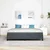 Vidaxl Postelja boxspring z vzmetnico Temno siva 180 x 200 cm Žamet