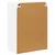 vidaXL Stenska kuhinjska omarica Bela 60 x 31 x 80 cm Konstruiran les