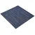 vidaXL Preproga ploščica Zaradičen Modra 50 x 50 cm 36 pcs