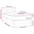 Vidaxl Box spring postelja z vzmetnico temno rjava 90x200 cm blago