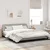 Okvir za krevet Dover svjetlosivi 180x200 cm baršunasti