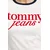 Tommy Jeans Majica mornarska/bela