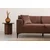 Atelier del Sofa Ugaona garnitura New Petra R Corner, 250x69x145cm, Braon