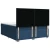 vidaXL vidaXL Box spring postelja z vzmetnico modra 180x200 cm blago, (21307939)