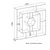 Hanah Home Polica 134x134x22cm Crna