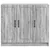 Kreveta Siva sonoma 89 x 34,5 x 77 cm Konstruirano drvo