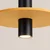 Sollux SL.1883 - Luster na sajli PELTA 1xGU10/10W/230V crna/žuta