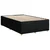 Vidaxl Box spring postelja z vzmetnico črn 120x200 cm blago