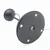 Crna stona lampa ANTON 1xE14/60W/230V