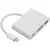 Qoltec Hub adapter USB-C 3.1 3v1 | USB 3.0 | VGA | USB-C 3.1 PD 92W