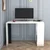 Hanah home Radni sto 120x75,4x60?cm Belo-Antracit
