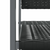 Vrtne stolice 2 kom crne 54 x 62,5 x 89 cm od poliratana