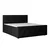 Livetastic BOXSPRING POSTELJA 180 cm  x 200 cm , leseni material črna