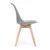 ModernHome Set trpezarijskih stolica Filipo, 4 komada, Sivi
