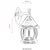 Opviq Spoljna zidna lampa BAP-68184-BKR-M1, 30 cm, E27, 40W, IP65, Braon