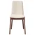 Vidaxl Jedilni stoli z blazinami 2 kosa Brown Solid Wood Rubber