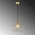 Opviq Luster Teldamla-11920, 22x22x120 cm, E27