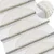 Prostirke za stepenice 15 kom 56x17x3 cm bijele poluokrugle