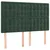 Vidaxl Box spring postelja z vzmetnico temno zelen 140x190 cm žamet