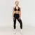 GymBeam Fierce Halter Sports Bra Black