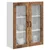 Vidaxl Stenski stekleni omarica LUCCA Star les 80 x 31 x 100 cm