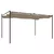 Pergola s pomičnim krovom smeđesiva 395x292x230 cm