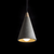 RED - Design Rendl - R12380 - Luster na sajli HEIDI 1xE27/28W/230V beton/drvo