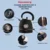 slomart Električni kuhalnik Klausberg KB-7905, 1,8 L, nerjaveče jeklo, termometer, črn/rose gold