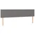 vidaXL Box spring postelja z vzmetnico LED temno siva 180x200 cm blago