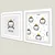Wallity slika 2P3333BCT-017, 2 dijela, 33 x 68 cm