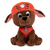 Paw Patrol pliš figurica 15 cm sort