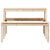 Stol za piknik 110 x 134 x 75 cm od masivne borovine