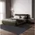Tepih FIR WOOL 120x170 cm 2600 g/m2 antracit/prirodan