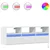 Zidni TV ormarić s LED svjetlima bijeli 130x31x45 cm