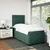 Vidaxl Box spring postelja z vzmetnico temno zelena 80x200 cm žamet