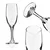 KADAX Komplet 6 kozarcev za šampanjec in prosecco 190 ml KADAX, (5000351681)