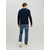 Dark blue mens sweater Jack & Jones Emil - Mens
