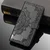 Maska na preklop Arabesque flip za iPhone X/ XS, Crna