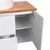 Bessagi Home Kopalnica Davina, Bela, Barva Hrasta, 3-Delno