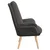 fotelja Tamno siva 69 x 74 x 93 cm Sherpa Tkanina