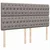 Vidaxl Box spring postelja z vzmetnico taupe 180x200 cm blago