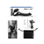 strap-on-me Multi Orgasm Strap-On Vibrator with Licking Stimulator Black M