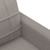 4-dijelni set sofa s jastucima smeđesivi od tkanine