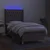 Vidaxl Box spring postelja z vzmetnico LED taupe 80x200 cm blago