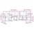 Set vanjskih sofa s jastukom 5 pcs Prirodna i krem
