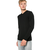 JACK & JONES Pulover JJEBASIC KNIT V-NECK, črna