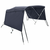 Tenda bimini s 3 luka i bočnim stijenkama 183x(185-198)x137 cm