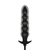 Anal Collection Inflatable Plug with Pump 20cm Black - Adjustable Beads System ???ET1050BLK